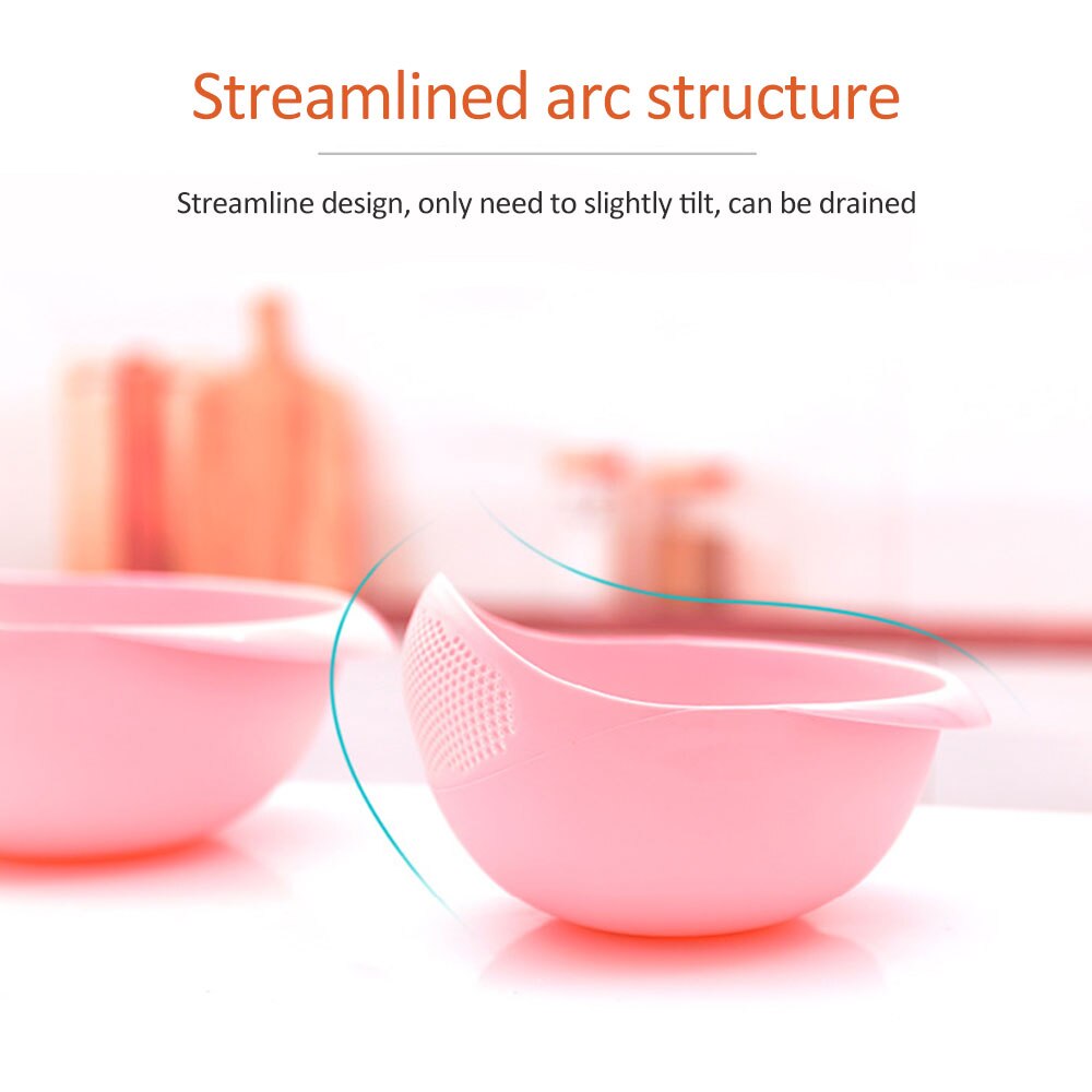 Rice Sieve Plastic Rice Washing Vegetable Strainer Basket Rice Bean Pea Sieve Washing Strainer Kitchen Tools Quinoa Cleaning