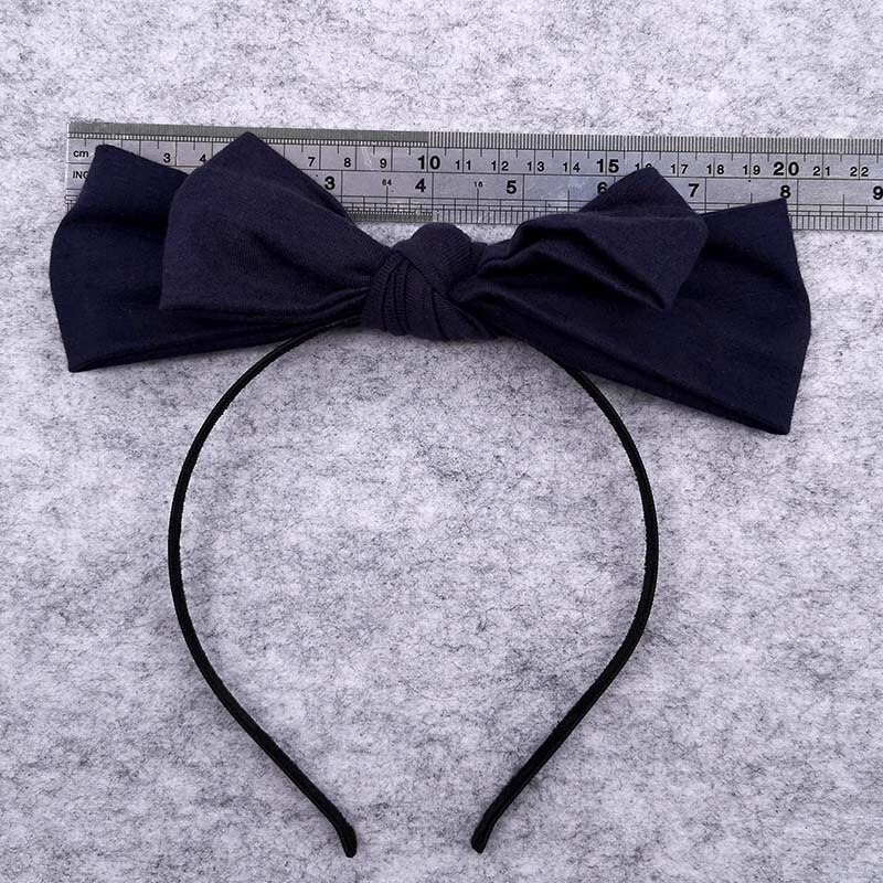 GZHilovingl Girls Big Bow Cotton Hairbands Hair Hoops Kids Childs Summer Cute Headwear Hair Accessories Handmade