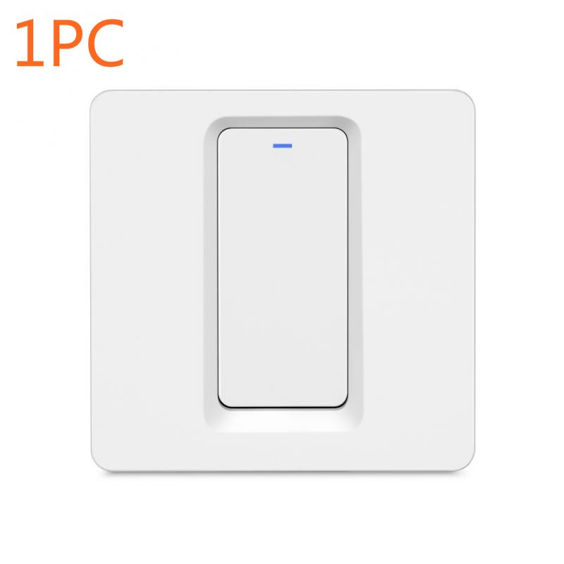 Wifi Wall Touch Switch 1/2/3 Gang 220V Zigbee TUYA Single Fire Smart Touch Switch For Alexa Google Home Assistant EU Smart Home: 1 Gang