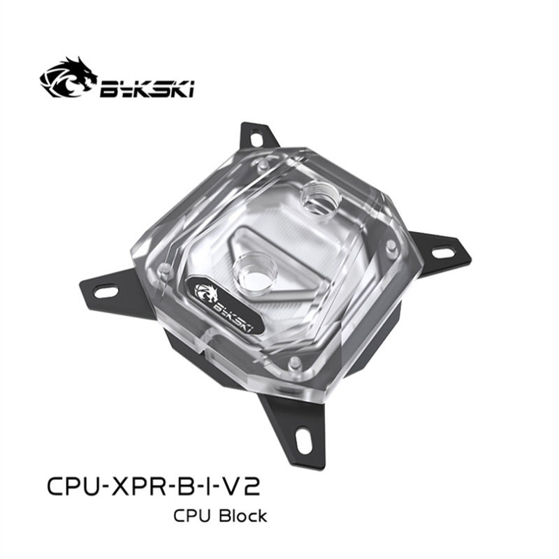 Bykski-bloque de agua para CPU, sistema de refrigeración líquida, Enfriador de CPU, 5V, CPU-XPR-B-I-V2, para INTEL LGA1150 1151 X99 /AMD RYZEN AM4 AM3