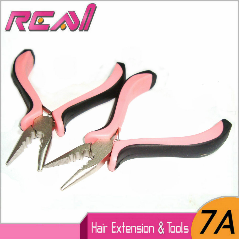 Mini hair extension tang tool remover applikator klemme micro rings remover tang til perler tube hair extensions
