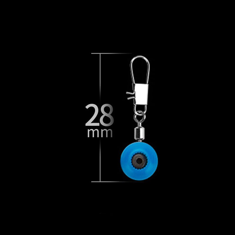 WALK FISH-flotador de pesca, 20 unids/lote, conectores de granos espaciales, herramientas de pesca de agua salada de mar, equipo de Metal de plástico: Blue
