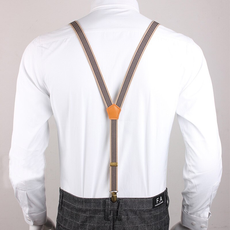Olata Brede en Stevige X-vormige Bretels met Karabijnhaken - 4 cm Breed