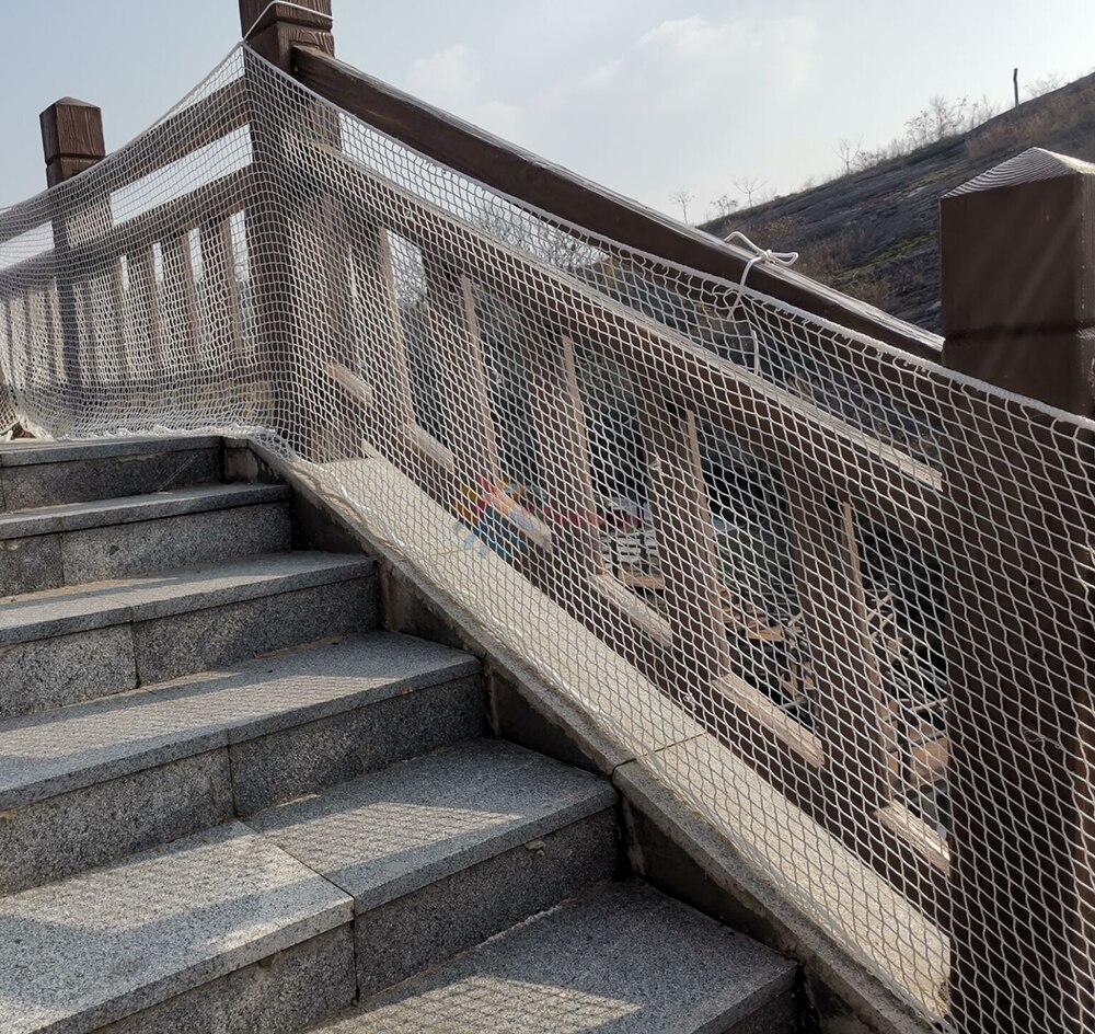 Tewango 2cm gitter 3.2 x 25ft trapper balkon sikkerhedsvagt børn baby kæledyr trappe beskyttelse dæk kraftig mesh net anti fald netværk