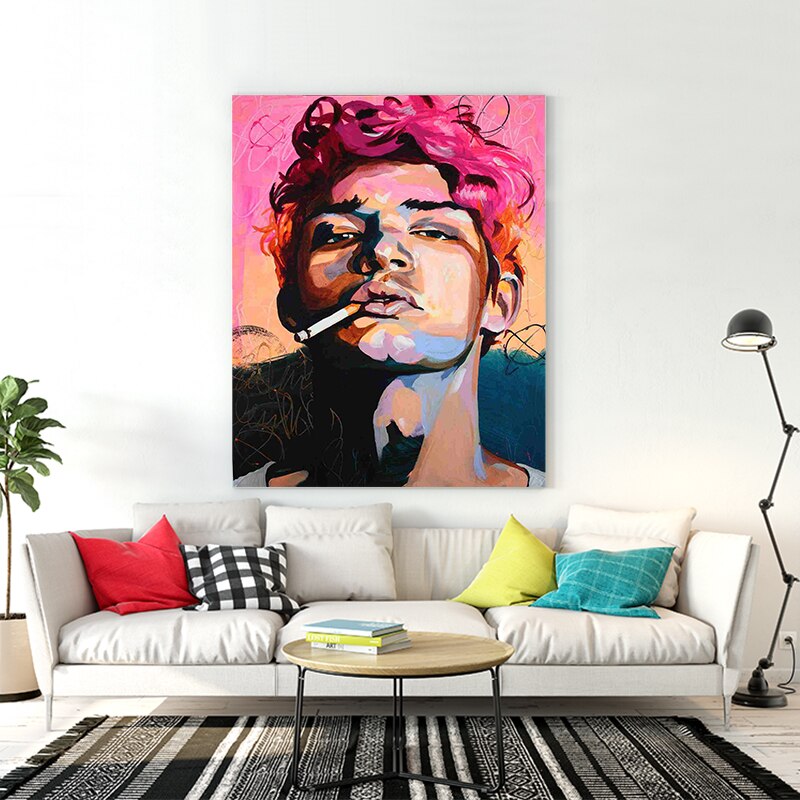 paint by number art painting by numbers Abstract character portrait custom personality living room decoration decompression