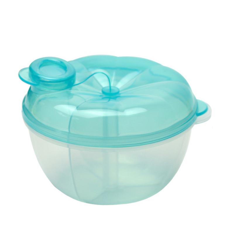 Three-Layer Milk Powder Box Baby Milk Powder Storage Box Pumpkin Apple Shape Portable Baby Leak-Proof Milk Powder Box: 07