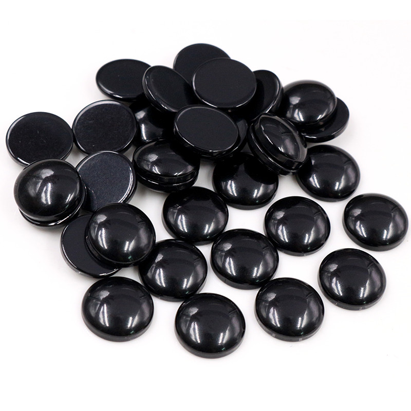 Neue 40 Stück 8 10 12mm mischen Farben Katzenauge Serie Flach zurück Harz Cabochons Schmuck Zubehör