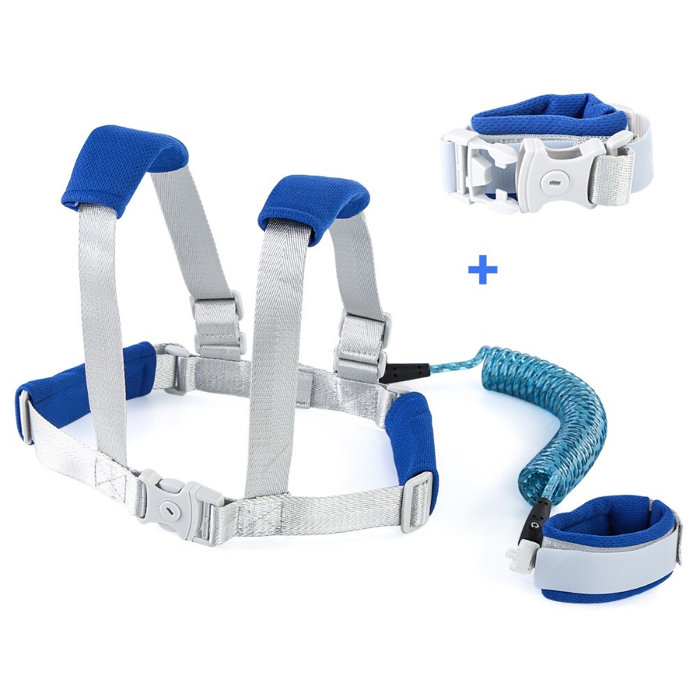 Puseky Anti Lost Wrist Link Toddler Safety Harness Outdoor Walking Kids Reflective Anti-lost Walking Harness Baby Harness Leash
