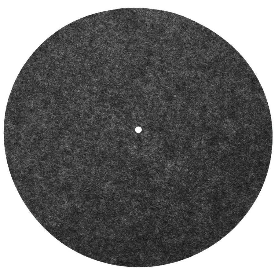 Turntable Mat Turntable Platter Pad Anti-vibration Silicone Pad Antislip Mat Shockproof for Phonograph Record: Black