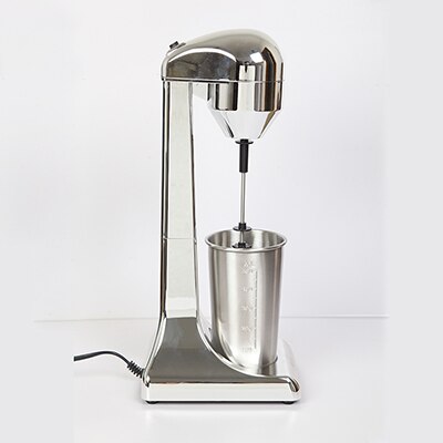 Bærbar elektrisk melkeskummer melkemikser kaffemikser skummaskin mikser blender multifunksjonell food maker milkshake 220v: Sølvbunnskål