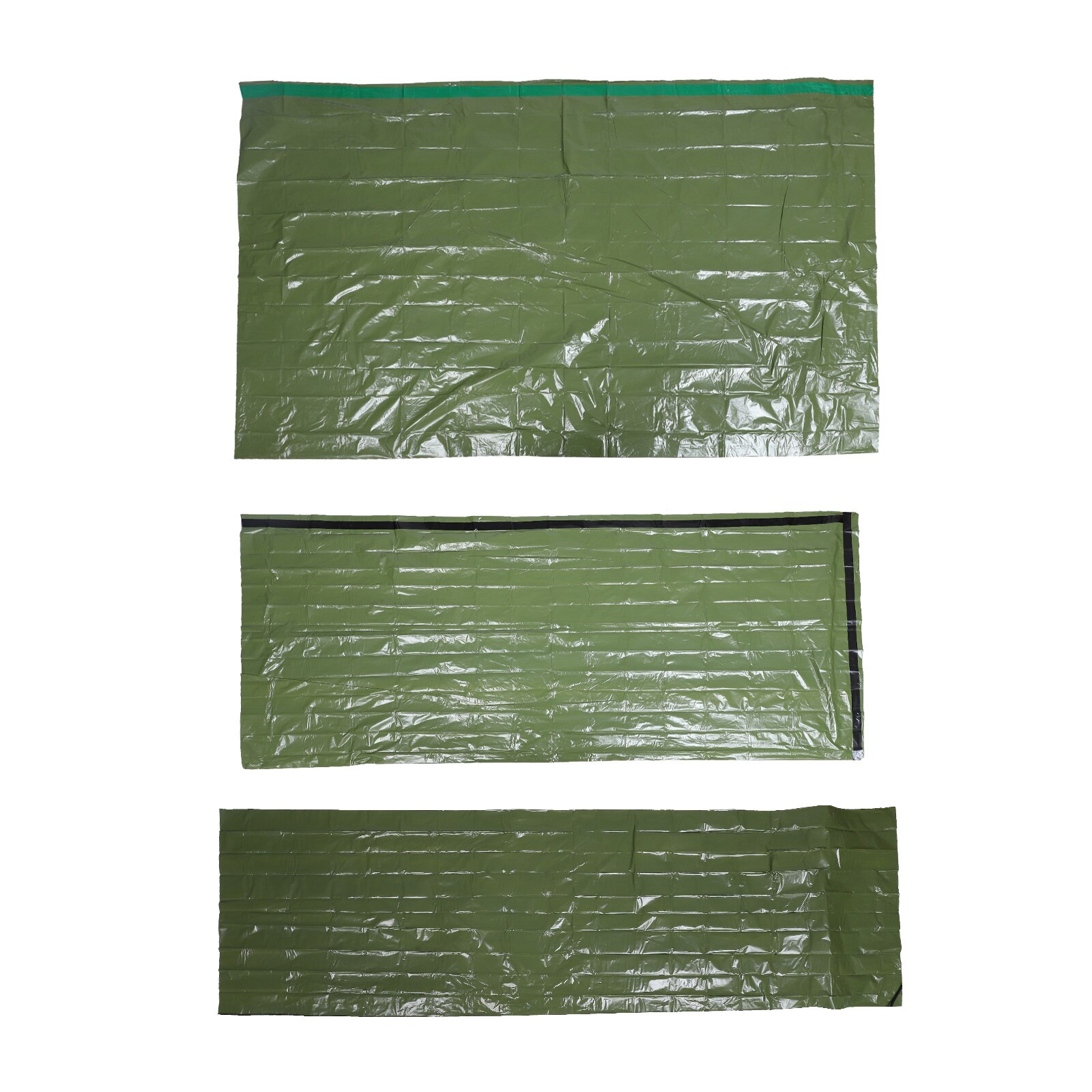 1 set notfallschlafsack, thermosack, überlebensschlafsack, decke, zelt