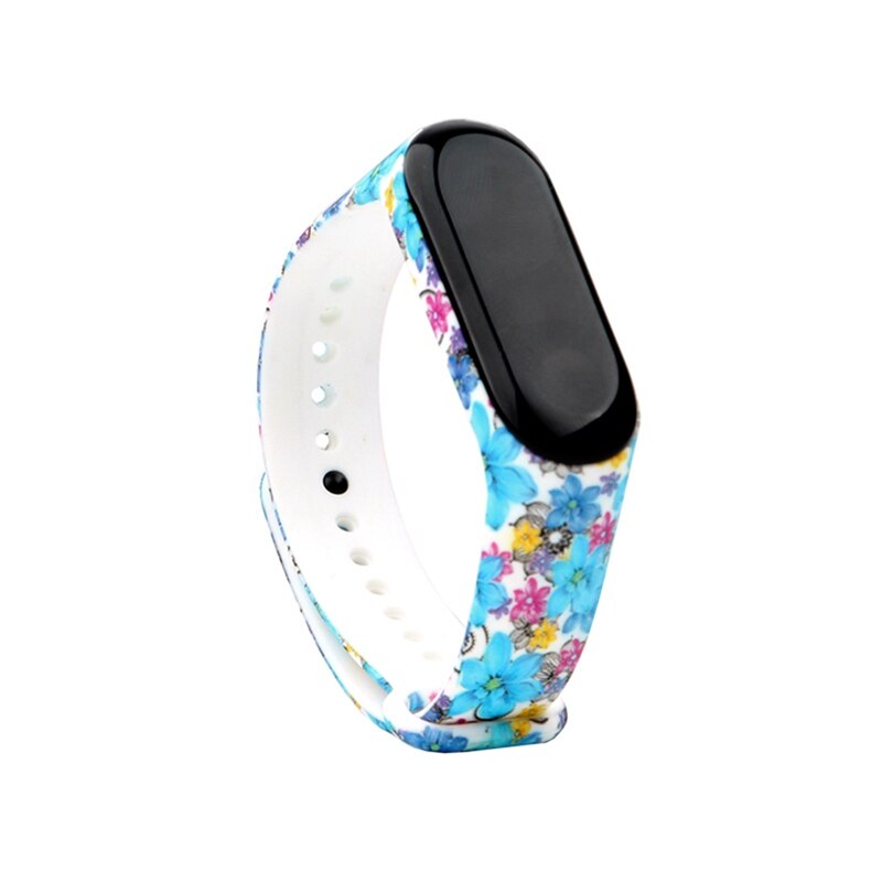 For Xiaomi Mi Band 4 strap camouflage silicone wrist strap replacement Strap for xiaomi mi band 3/4 smart bracelet printing band
