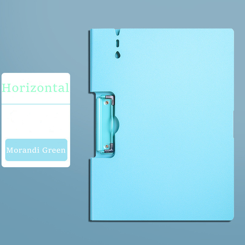 Office Supplies Vertical And Horizontal Secretary Folder Folder Board Folder A4 Information Book Test Paper Storage Clip Pad: A8