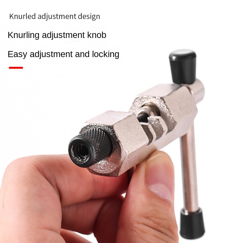 Disyuntor de cadena de bicicleta, herramienta divisora, removedor de cadenas de bicicleta de Metal para reparación, divisor de pasadores de cadena de ciclismo, quitar