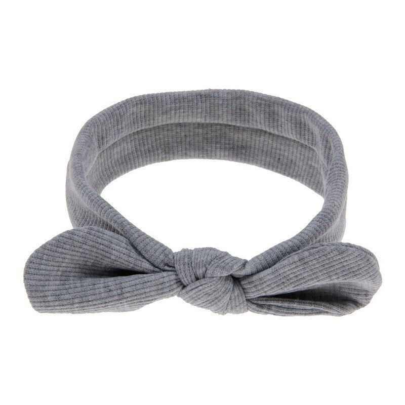 Novo algodão macio malha bebê heaband bonito coelho orelha elástico hairband bebê menina headbands bebê acessórios para o cabelo recém-nascido faixa de cabelo