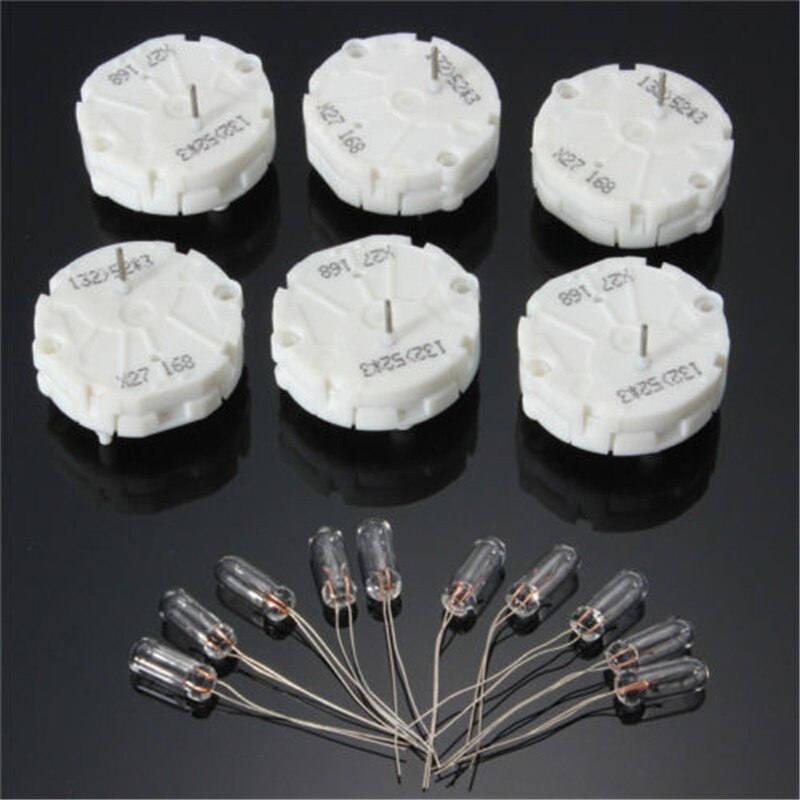 X27 168 (1- 6PCS) + 20pcs bulbs Stepper Motor For Speedometer Gauge Repair Kit Cluster X27.168 For GM GMC Buick Hummer GL8