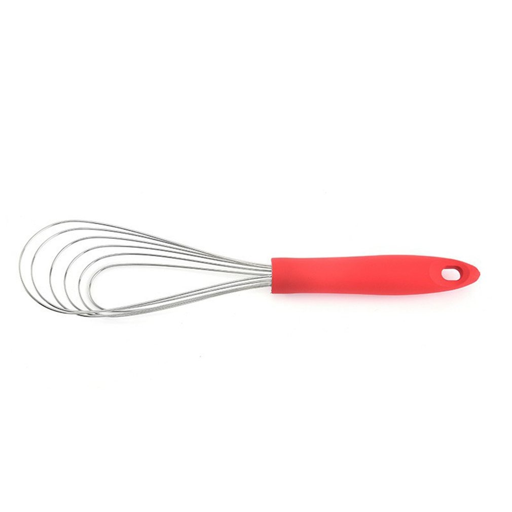 11" Flat Silicone Whisk Wires Silicone Whisk For Mixing Whisk Shaking And Cooking Zero Waste Whisk: B
