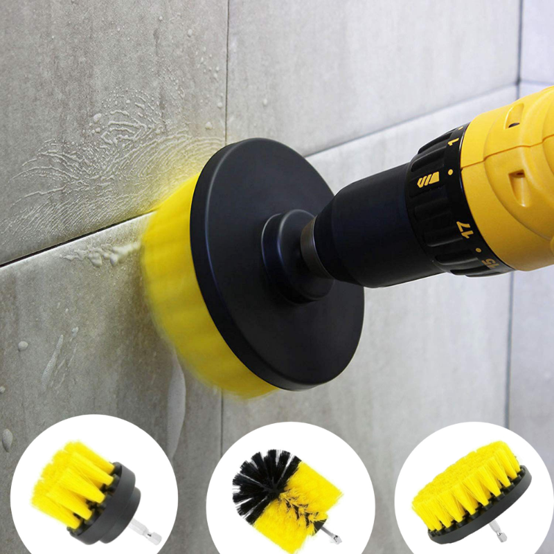 Elektrische Bohrer Wäscher Pinsel Power Pinsel Set Kit Auto Weichen Bürste Bohrer Kit Bad Küche Auto Pflege Reinigung Werkzeuge