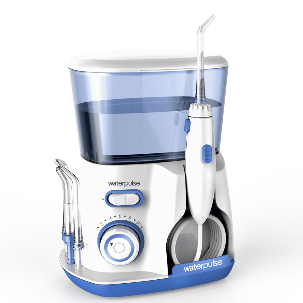 Waterpulse V300G Munddusche 5 stücke Tipps Dental Wasser Flosser Wasser Floss 800ml Mundhygiene Dental Flosser Wasser Zahnseide v300