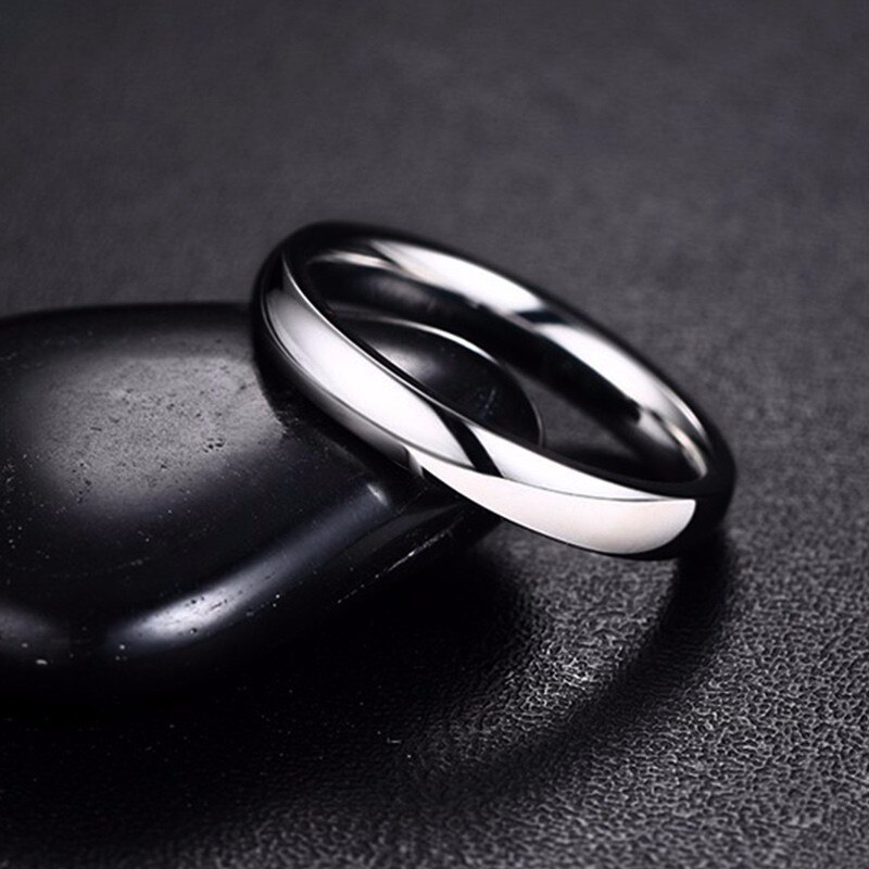 Zorcvens Zilver Kleur Rvs Trouwringen Voor Vrouwen Mannen Bands Cz Stone Engagement Ring