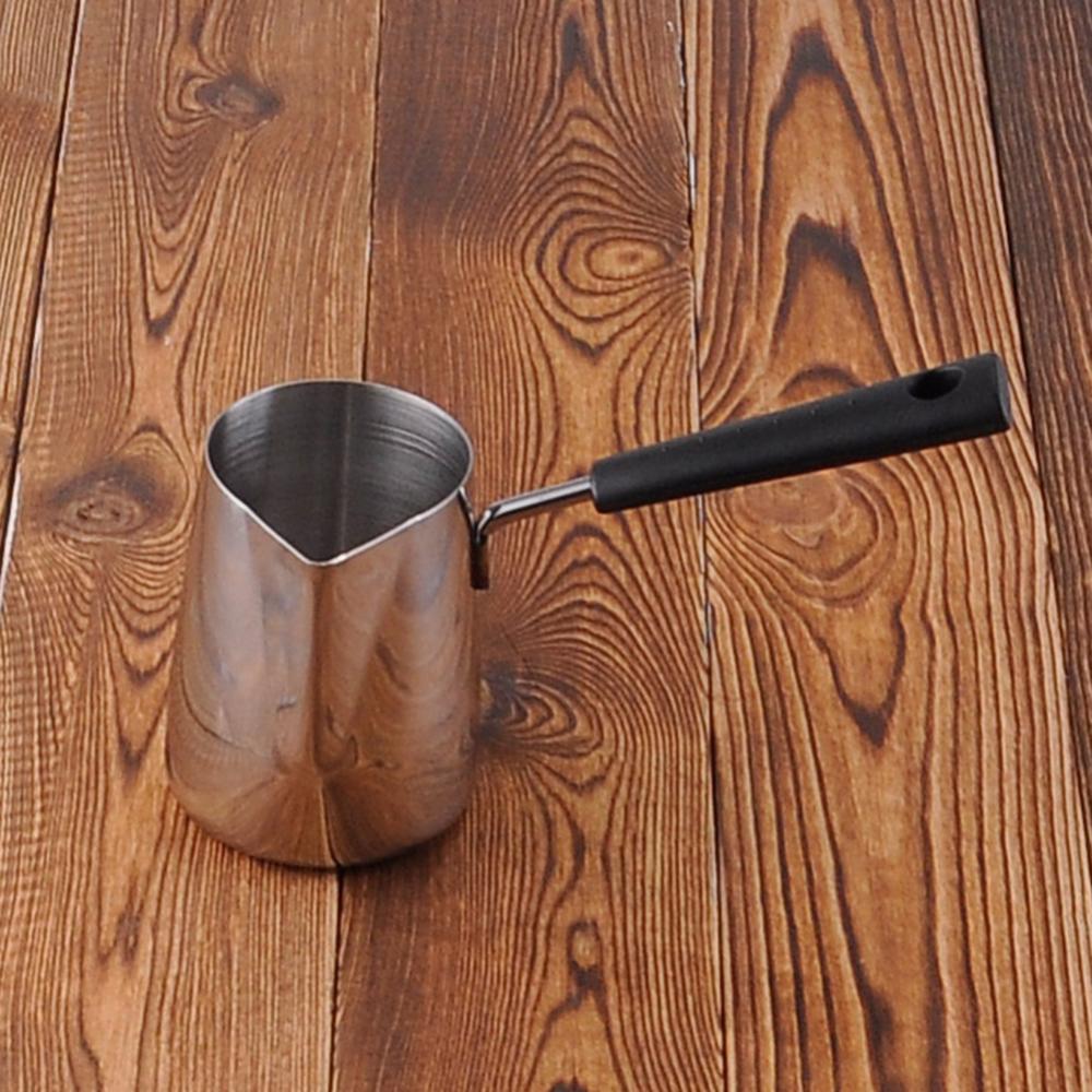 Rvs Wax Smelten Pot Met Siliconen Handvat Diy Kaars Smelt Pot Ontbinden Zeep Jug Verwarmde Koffie/Melk/chocolade