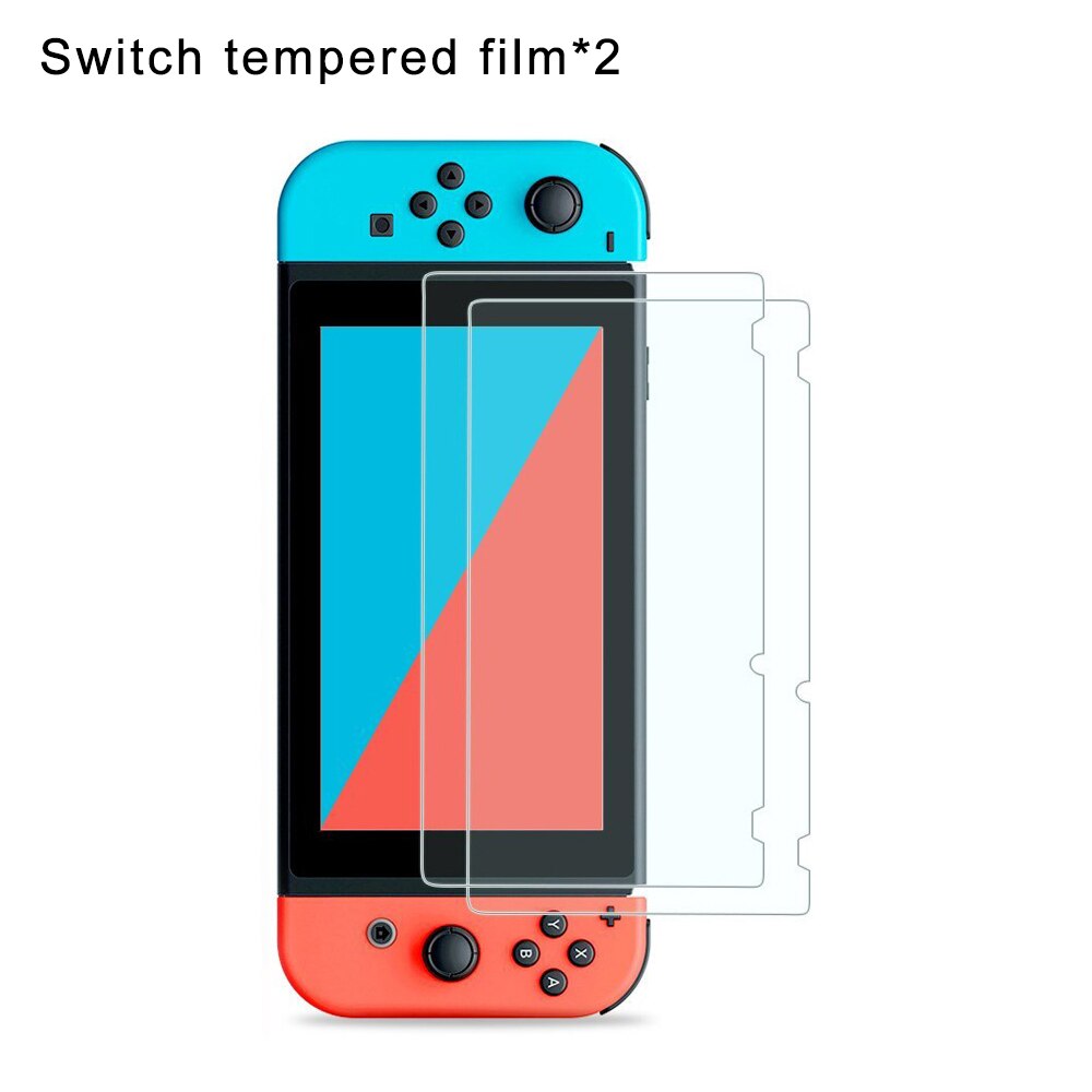 2pcs Switch Screen Protection 9H Tempered Glass Film Switch Tempered Glass For Nintendos Screen Protector Verre Trempe Switch: Default Title