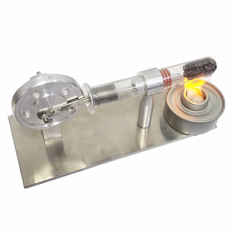 Mini Motore Stirling Mini Generatore di Turbina Esterno Modello di Motore A Vapore Scienza Rifornimenti di Formazione