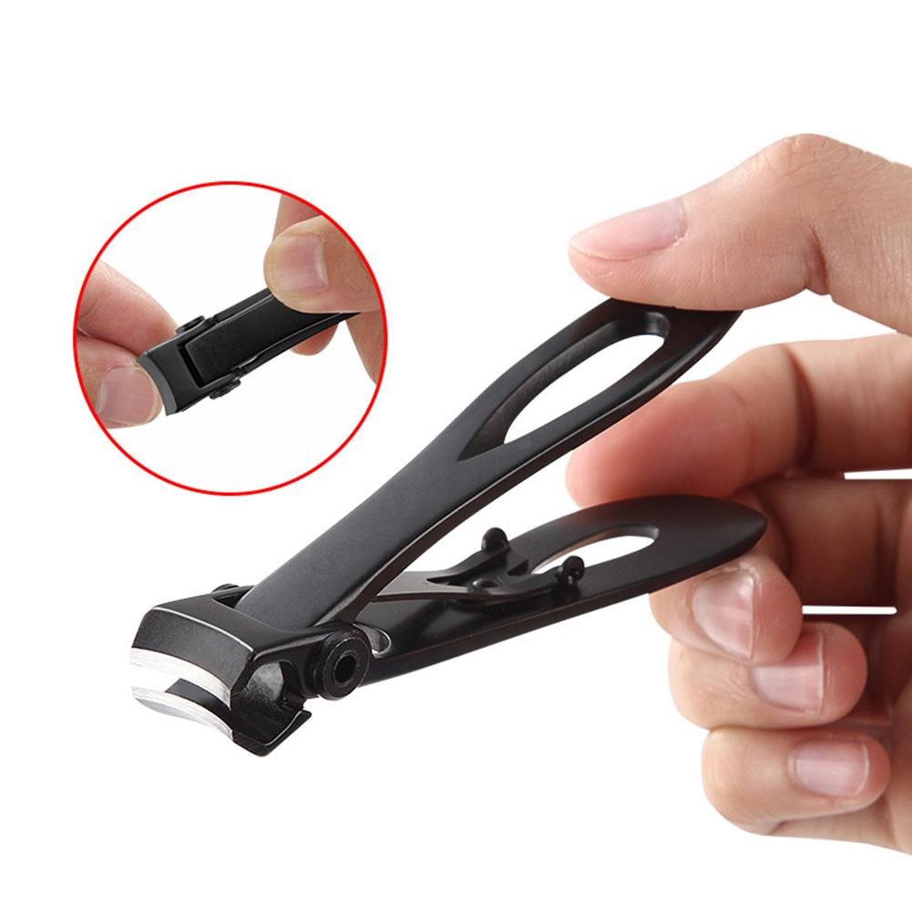 Stainless Steel Wide Mouth Thick Nail Trimmer Toenail Fingernail Cutter Clippers & Trimmers
