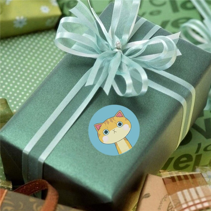 Lovely Cat Stickers for School Reward Motivational Sticker Classroom Decoration encouragement Animals labels Sticker for student