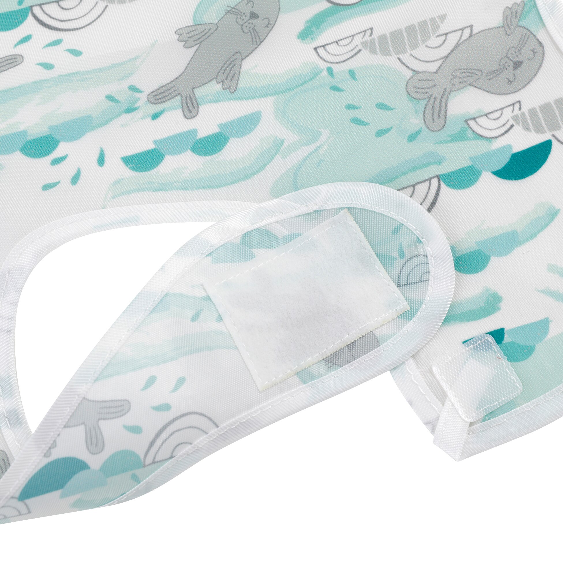 Wasserdicht Baby Lätzchen 100% Polyester TPU Beschichtung Fütterung Lätzchen Waschbar Baby Lätzchen mit Lebensmittel Fänger für Babys