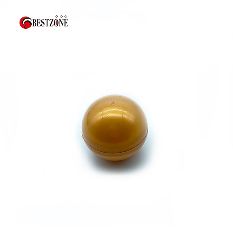 Capsules rondes en plastique PP, 100 pièces/lot, 50MM, environ 2 pouces, jouet, boule Surprise vide, peut ouvrir les enfants, pour distributeur automatique: Or
