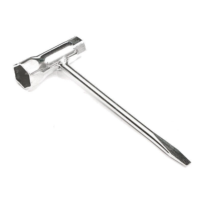 T-sleutel met 8 mm zeskant binnenmaat. Lengte T-sleutel: 300 mm
