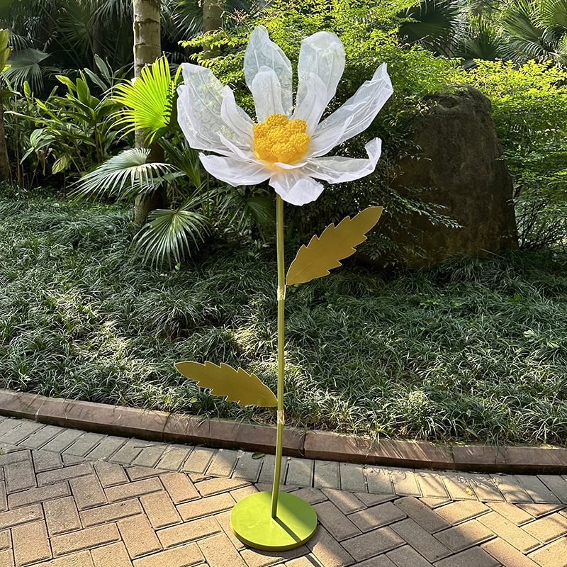 1/3 stk. kæmpe marguerit kunstige blomster bryllupsdekoration rekvisitter marguerit store blomster sceneopsætning vinduesudstilling boligdekoration