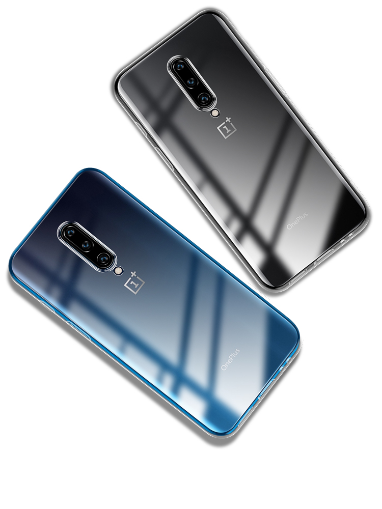 Luksusowe przezroczyste etui na telefon dla OnePlus 6 6T 7 7T 8 8T zawodowiec anty upuszczać miękki silikon pokrywa