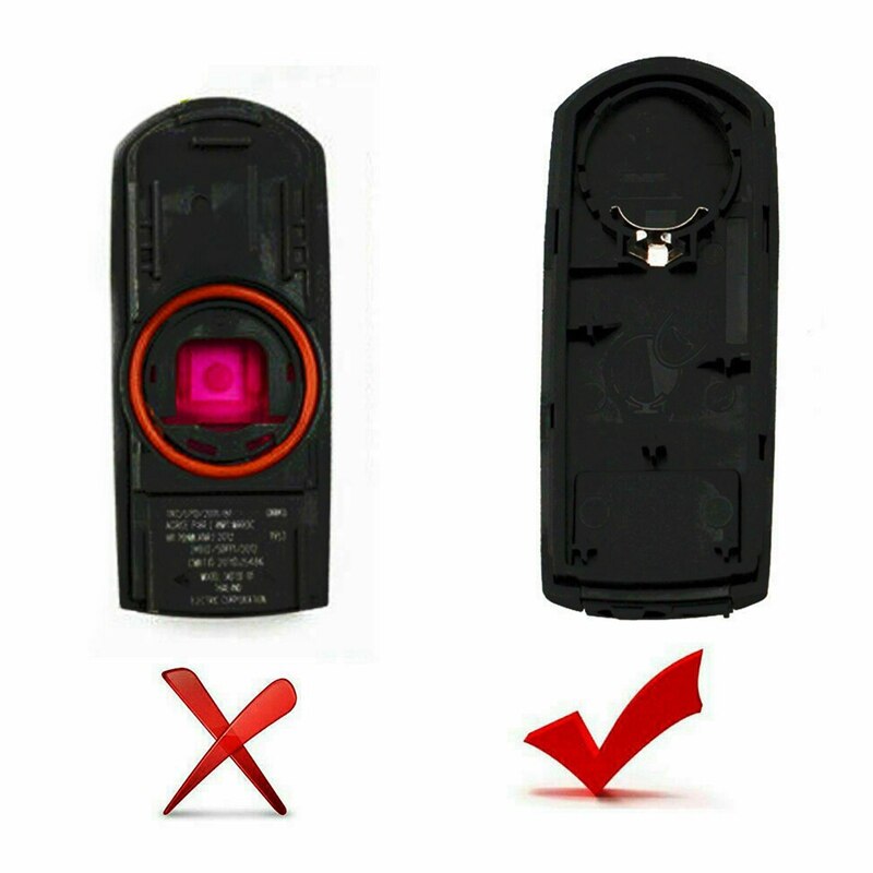 Keyless Entry Remote Autosleutel Shell Case Fob 4 Knop Voor Mazda 3 6 CX-3 CX-9 MX5