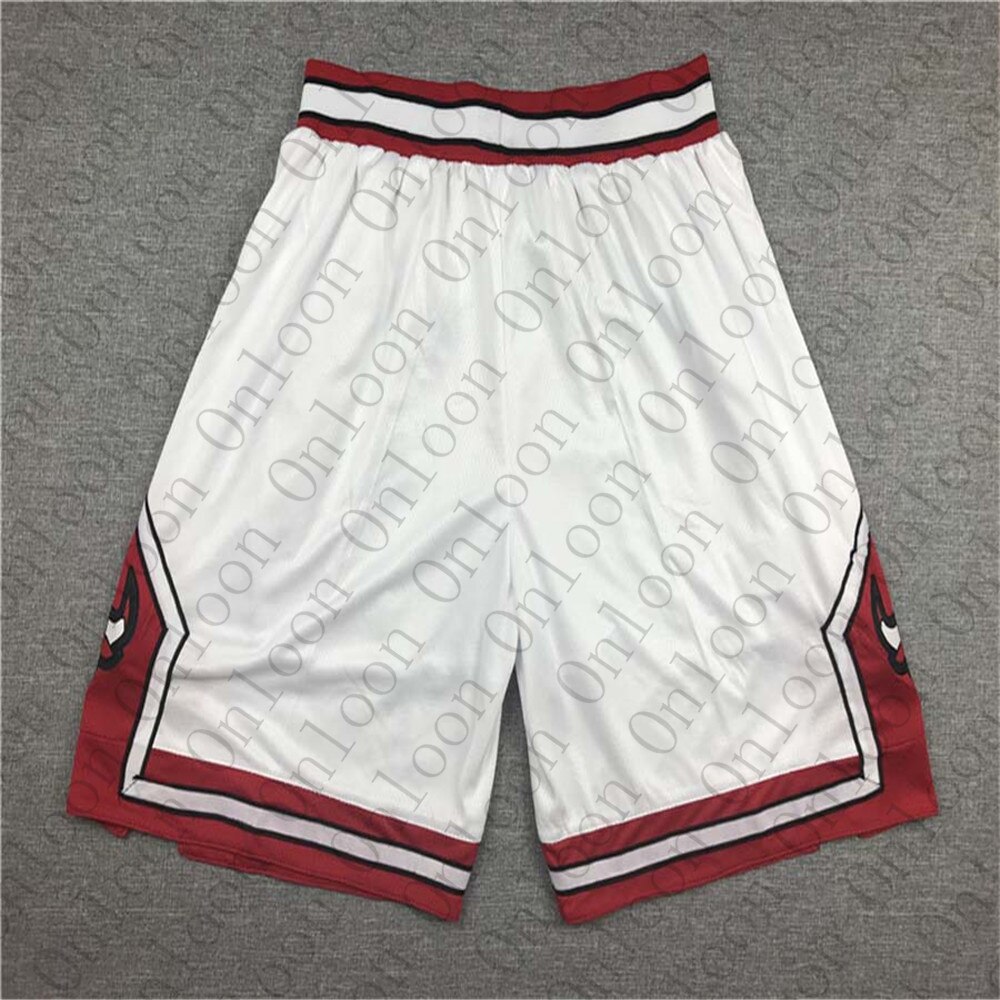 Pantalones Cortos de baloncesto americano para Hombre, Shorts deportivos con bordado de Chicago, baloncesto