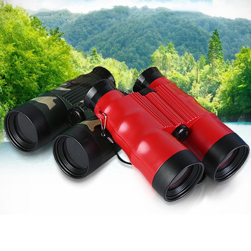 6x36 Binoculars Plastic Children Colorful Telescope for Kids Compact Outdoor Games Toys HD Eyepiece Optical Objective Lens