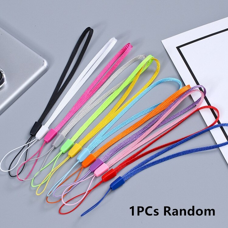 1/5/10 Pcs Kleurrijke Hand Wrist Lanyard Riem String Voor Iphone 7 8X6 Usb Flash drives Toetsen Sleutelhangers Id Naam Tag Badge Houders: 1pcs