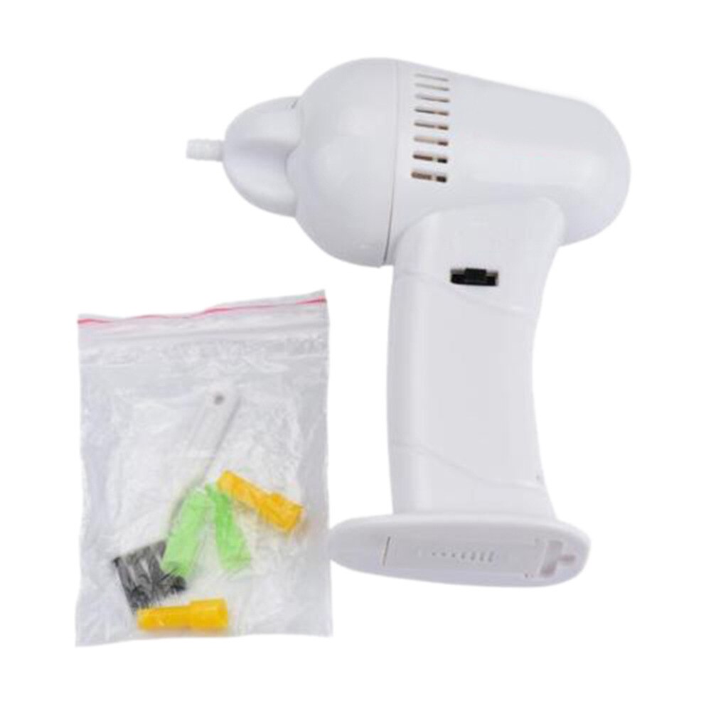 Portable Size Electric Ear Vacuum Cleaner Ear Removal Safety Body Health Care with Soft & Safety Head Ear Care Tool: Default Title
