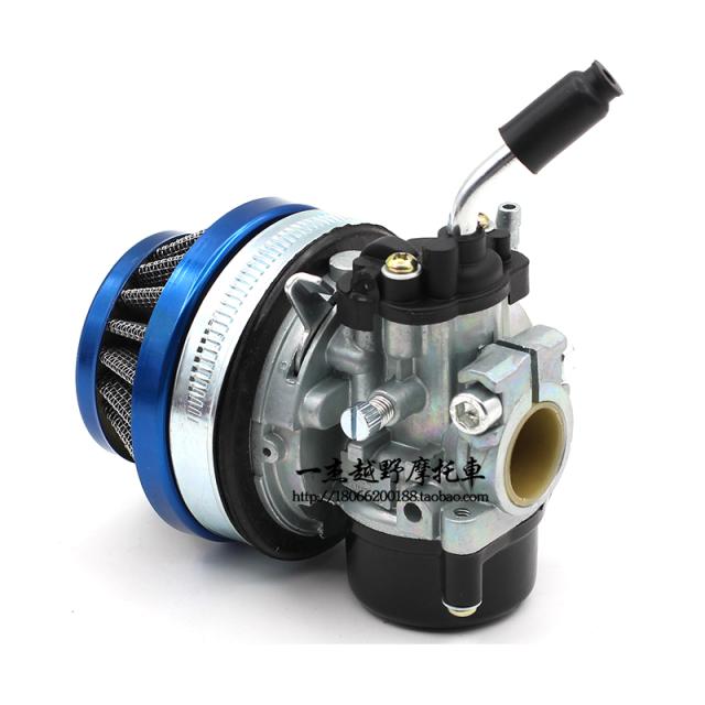 Mini moto 19mm phbg dellorto stil karburator carb cag metal brændstofforsyning