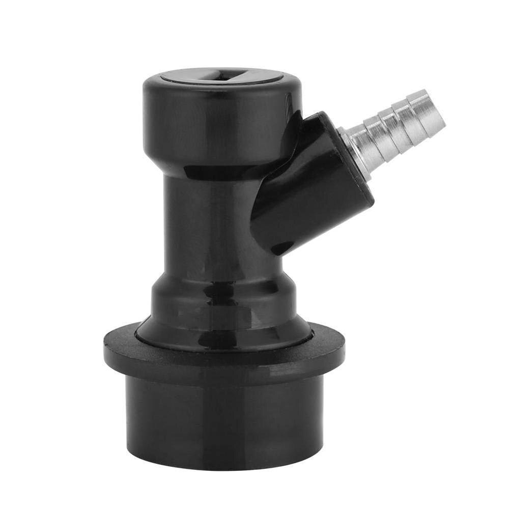 304 Stainless Carbonation Cap w/ 5/16" Barb, Ball Lock Type, fit soft drink PET bottles, Homebrew Kegging: beer Disconnect