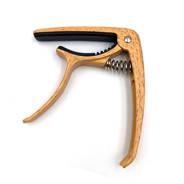 Pince de capodastre en métal pour guitare acoustique électrique, en alliage de Zinc, réglage de la tonalité, changement rapide, Ukulele: Light Wood