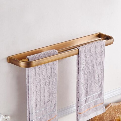 Vidric Antike Bronze- Badezimmer Zubehör einstellen verwöhnen Haltegriff Seife Halfter Handtuch Schiene Wc Gebürstet Halfter Wc Papier Halfter: doppelt Handtuch Bar