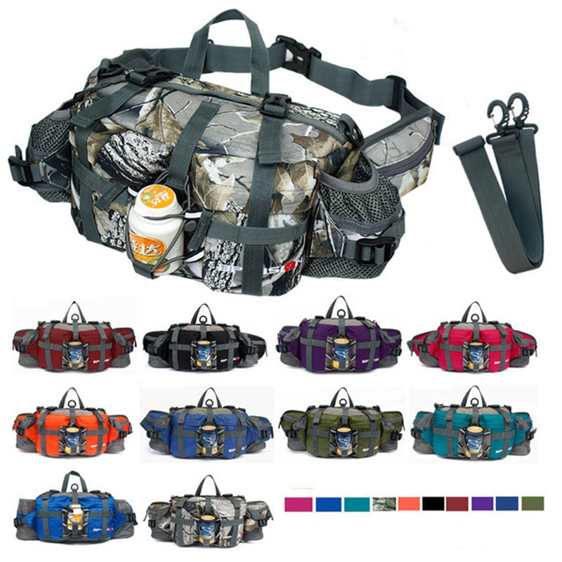 Marsupio sportivo da esterno uomo donna campeggio escursionismo borsa a tracolla da viaggio zaino impermeabile marsupio da pesca