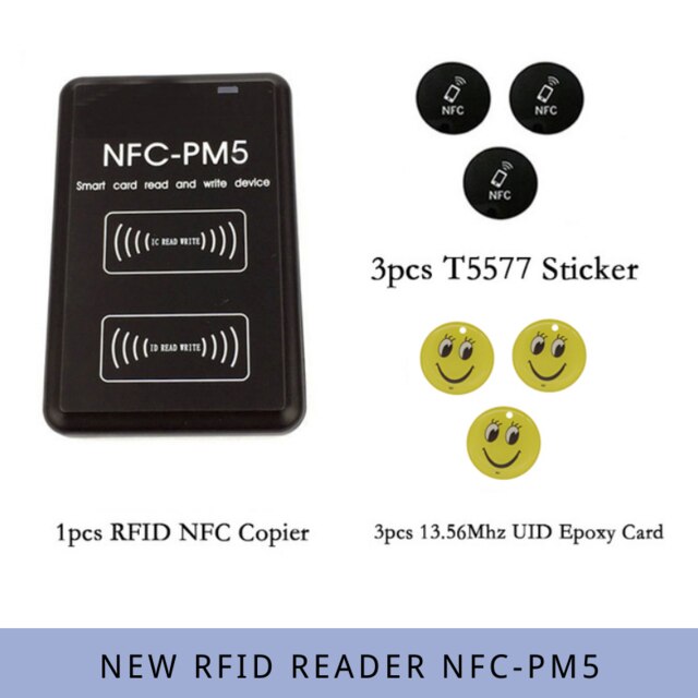 Nfc -pm5 salauksen purku kopiokone rfid kulunvalvonta kortinlukija  s50 uid älysirukortin kirjoittaja icid taajuus kopiokone: Frpm 5- puku 4