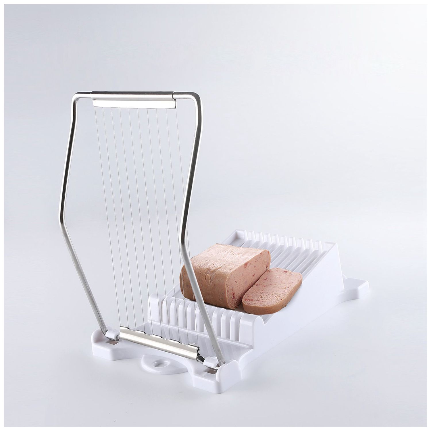 Boterhamworst Gekookt Ei Fruit Slicer Soft Food Kaas Sushi Cutter Ingeblikt Vlees Snijmachine Met 10 Snijden draden