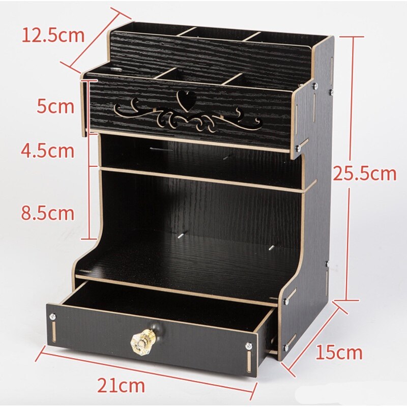 Stylo crayon porte-bois réception bureau apprentissage porte-plume organisateur de bureau support de rangement fournitures de bureau scolaire GG113: 008