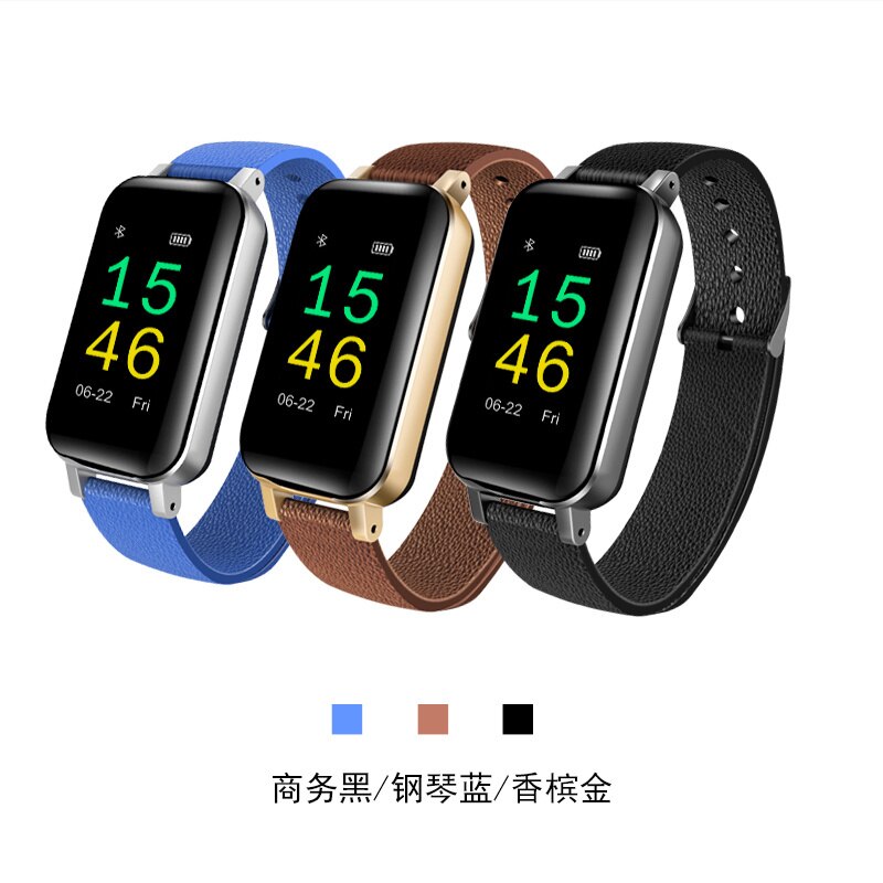L818 Smart Horloge Draadloze Bluetooth Oortelefoon Slaap Monitoring Armband Smartband Polsbandje Horloge Band Fitness Tracker Band