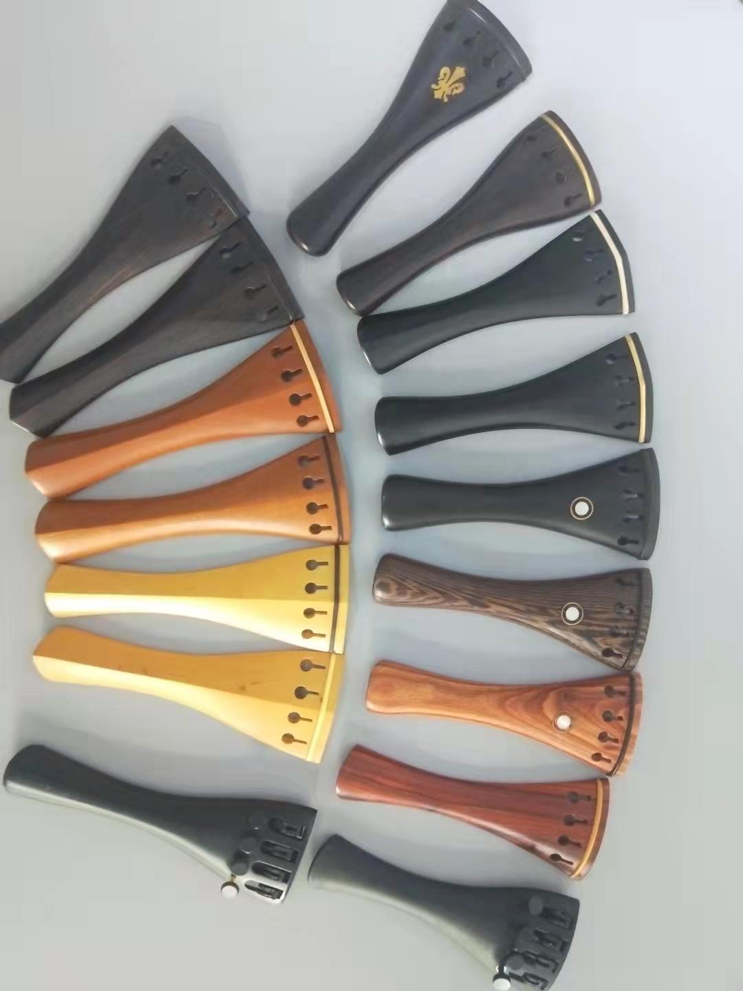 1PC Violine Schwanz Stück 4/4 Mit Nylon Schwanz Darm Geige Teile Saitenhalter