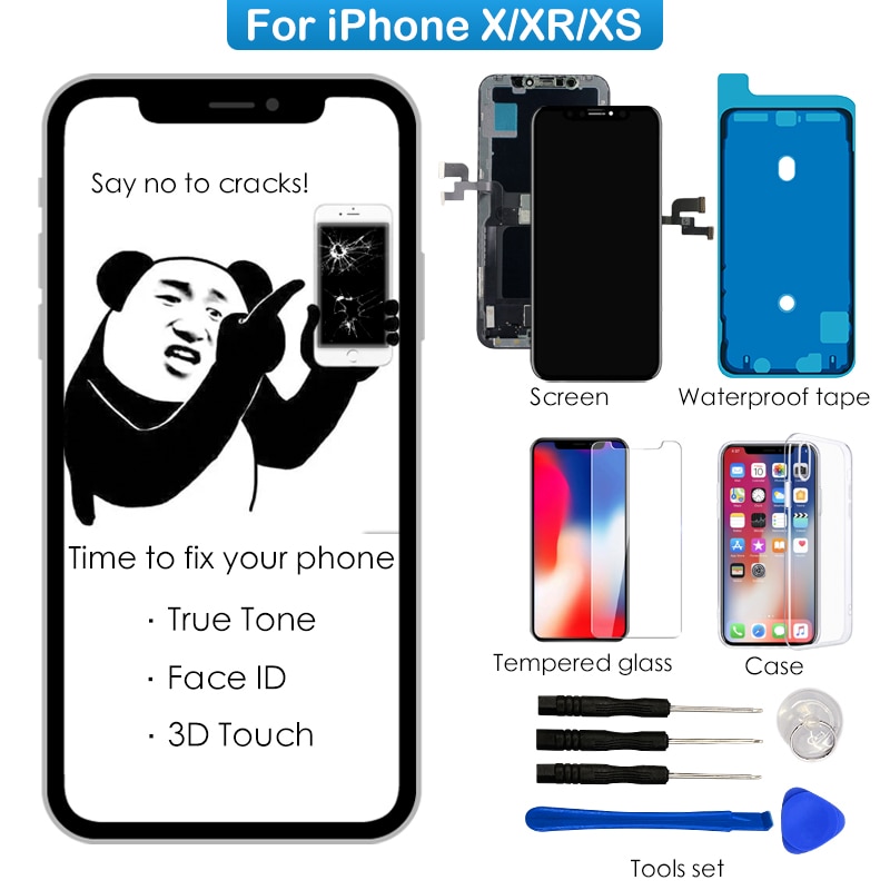 Aaa + + + Oled Voor Iphone X Xr Xs Lcd Scherm Vervanging Met 3D Kracht Touch True Tone Geen Dode pixel